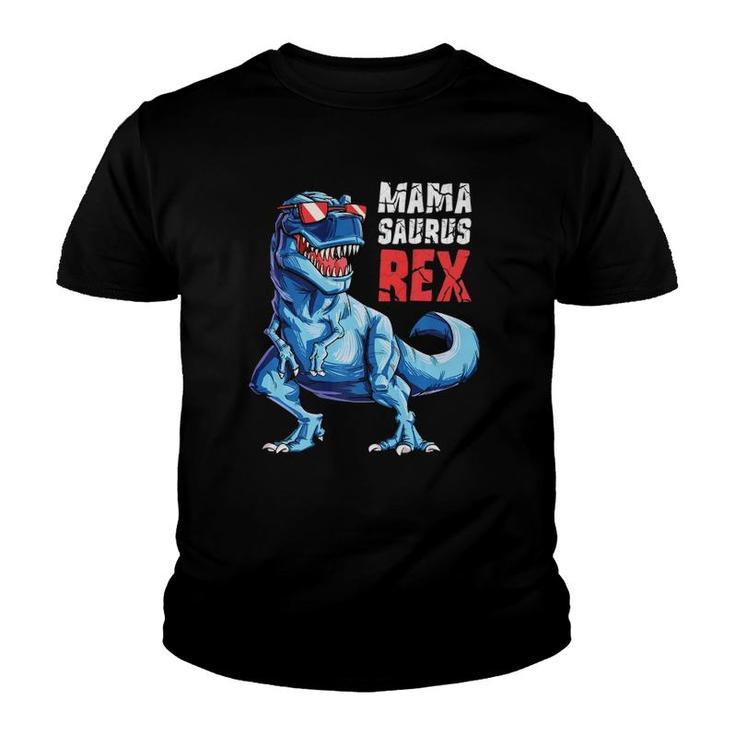 Mamasaurusrex Dinosaur Funny Mama Saurus Mother's Family Youth T-shirt