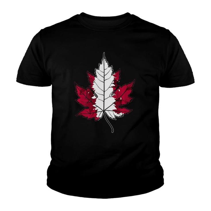 Maple Leaf Canada  Youth T-shirt