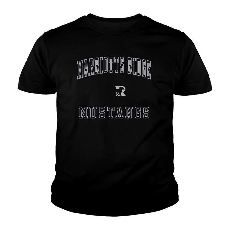 Marriotts Ridge High School Mustangs Youth T-shirt
