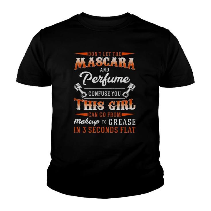 Mascara Perfume I'm A Female Mechanic Sarcasm Pullover Youth T-shirt