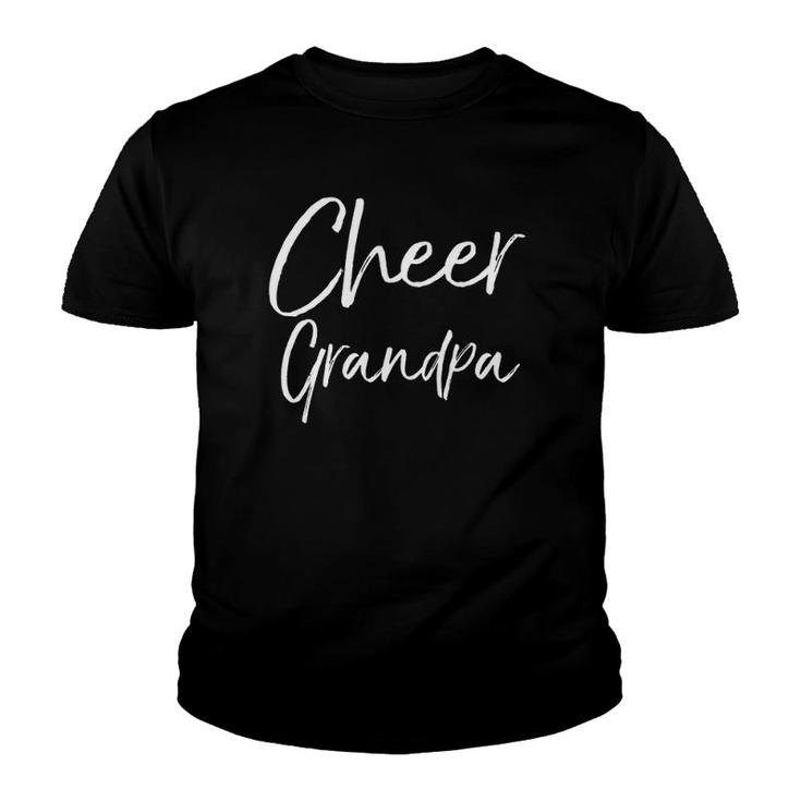 Matching Family Cheerleader Grandfather Gift Cheer Grandpa  Youth T-shirt
