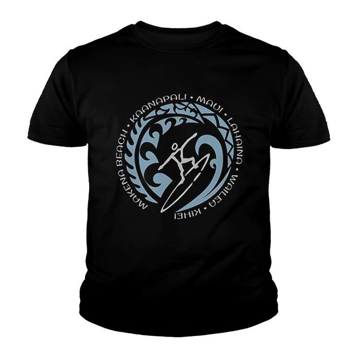 Maui Surf For Surfing Lovers Youth T-shirt