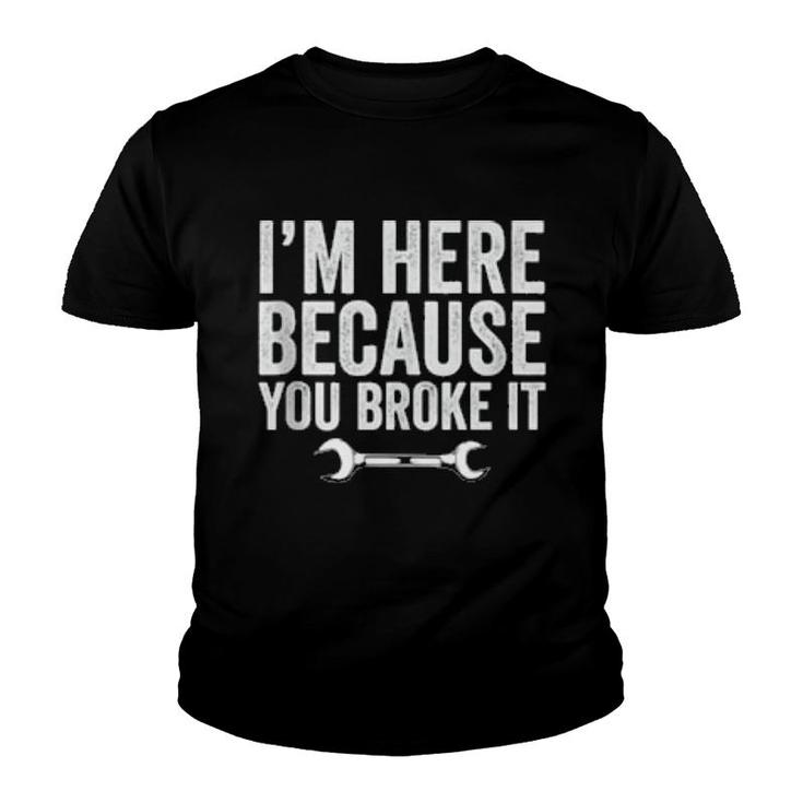 Mechanic Quote Design  Youth T-shirt
