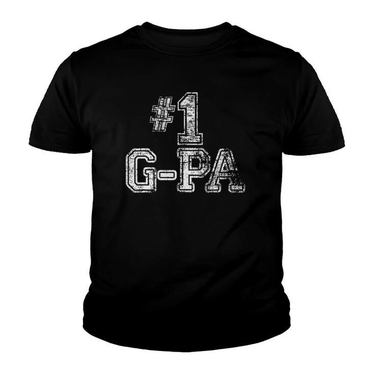 Mens 1 G-Pa - Number One Father's Day Gift Tee Youth T-shirt