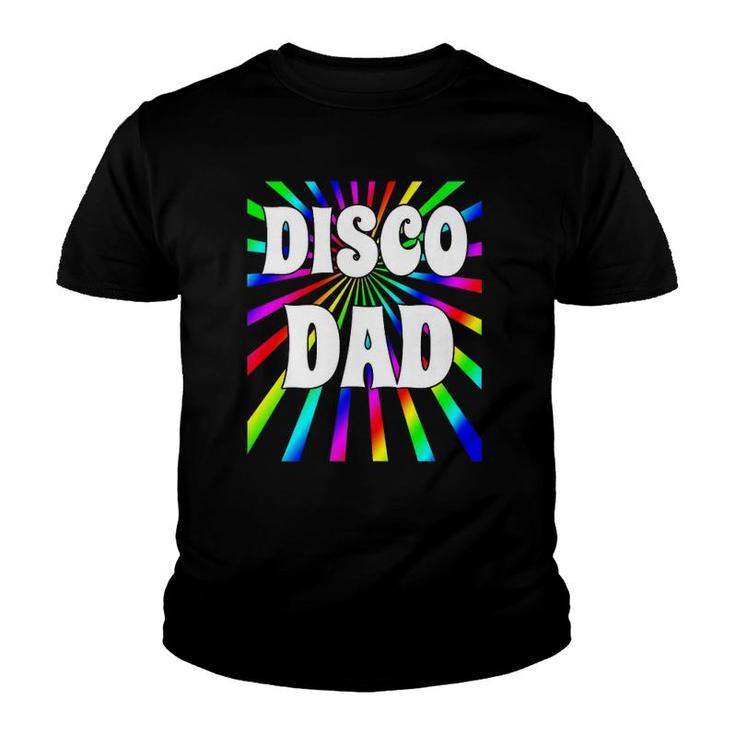 Mens 70'S Disco  Disco Dad Multi-Color Party Youth T-shirt