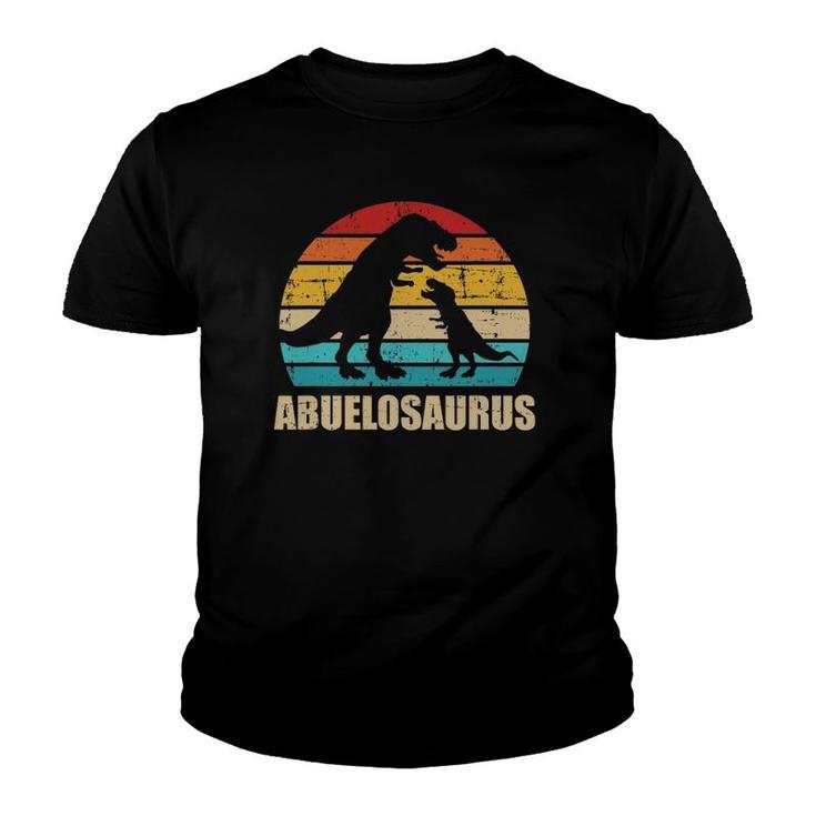 Mens Abuelosaurus Vintage Retro Para Abuelo Youth T-shirt