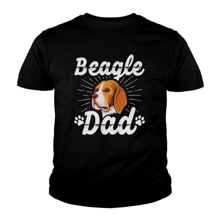 Mens Beagle Dad Dog Owner Dog Dad Beagle Youth T-shirt
