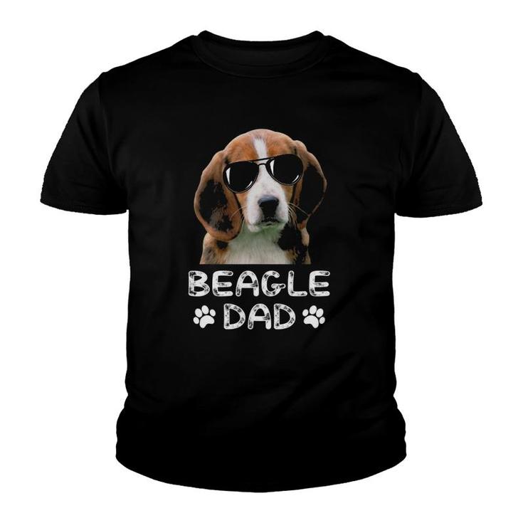 Mens Beagle Dadfunny Beagle Dad Lover Youth T-shirt