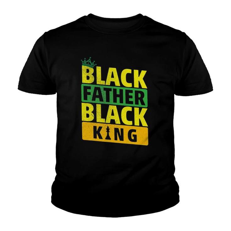 Mens Black Father Husband Dope Black Dad Black King Youth T-shirt