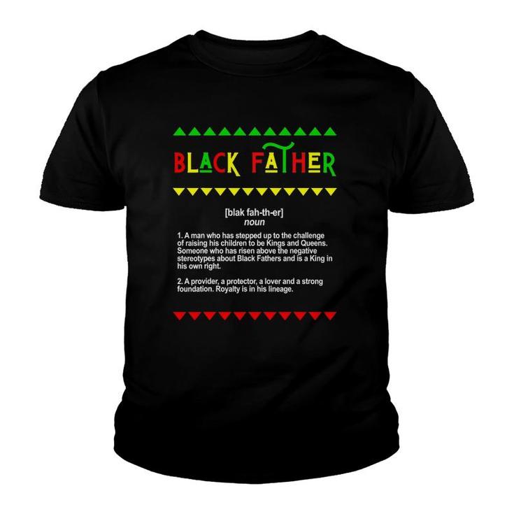 Mens Black Father Melanin King Husband Dad Men Juneteenth Kings Youth T-shirt