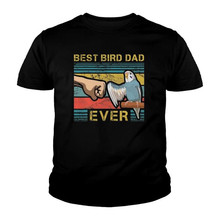 Mens Budgie Dad Funny Bird Lover Father Budgerigar Enthusiast Youth T-shirt