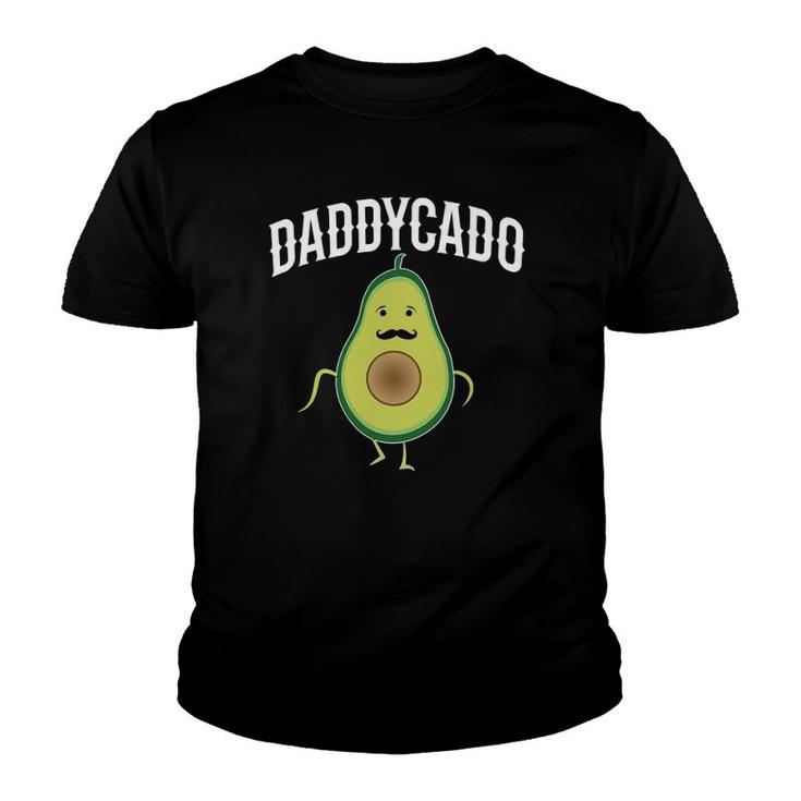 Mens Daddycado Funny Avocado Daddy Announcement Youth T-shirt
