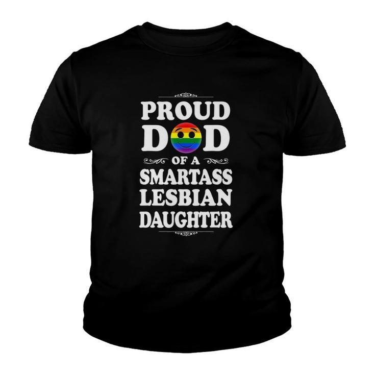 Mens Emojicon Proud Dad Fathers Day Gay Pride Gift Tee Youth T-shirt