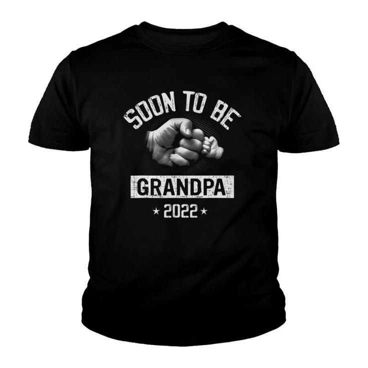 Mens Father's Day Soon To Be Grandpa 2022 New Grandpa Tee Youth T-shirt