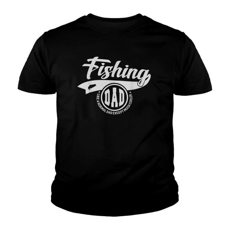 Mens Fishing Dad Funny Dad Fishing Gifts For Men Youth T-shirt