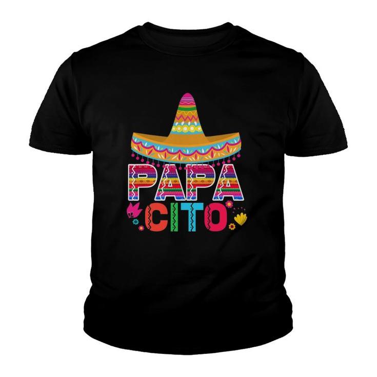 Mens Funny Father's Day Gift For Men Papacito Dad Youth T-shirt