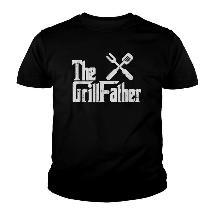 Mens Grill Father Funny Grilling Parody Dad Papa Husband Men Gift  Youth T-shirt