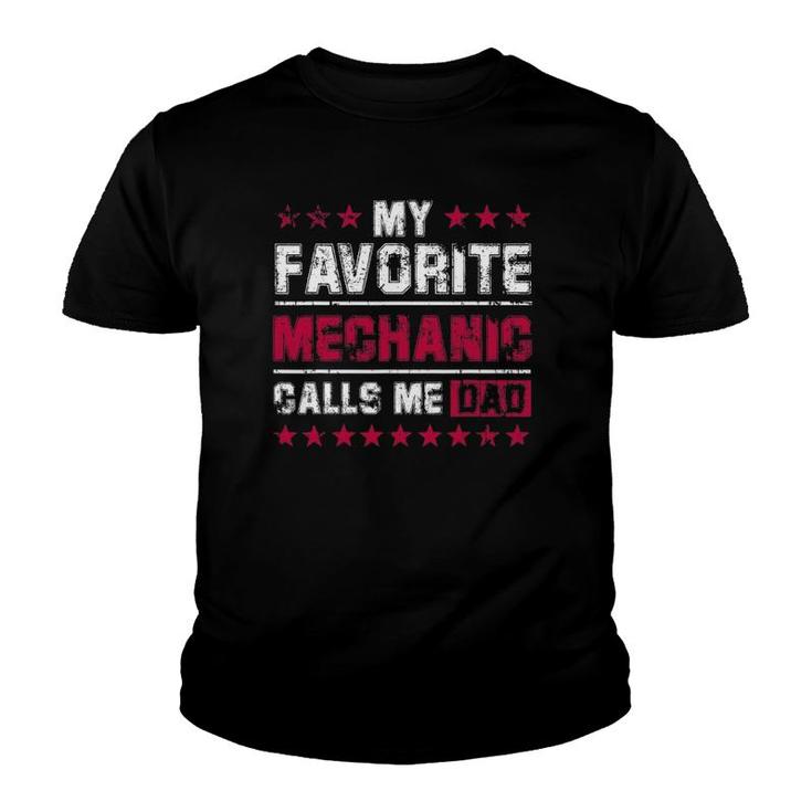 Mens Mechanic Dad Gift From Daughterfather's Day Youth T-shirt
