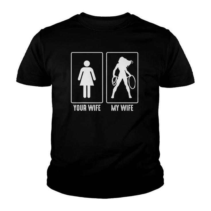 Mens Mens Your Wife My Wife Super Hero Youth T-shirt