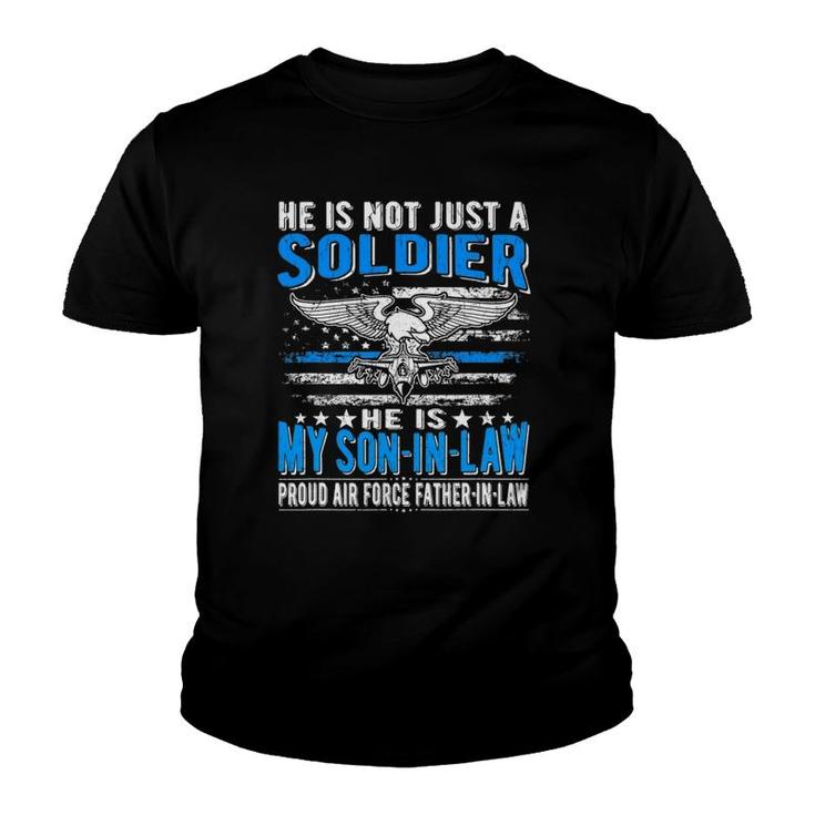 Mens My Son-In-Law Is A Soldier - Proud Air Force Father-In-Law Youth T-shirt