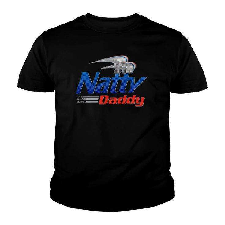 Mens Natty Daddy Dad Bod Light Humor Beer Lover Father's Day Youth T-shirt