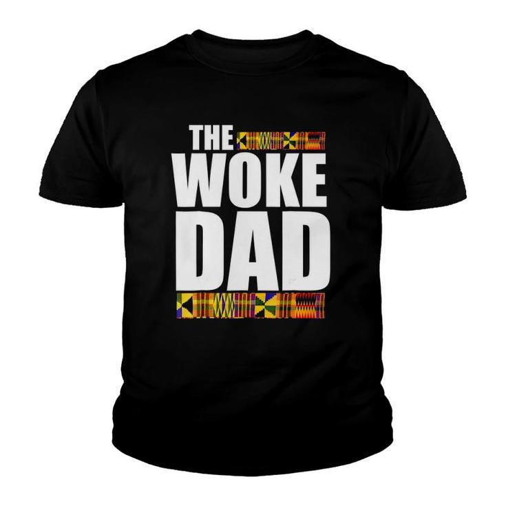 Mens Oheneba The Woke Dad Father's Day Black Pride Youth T-shirt