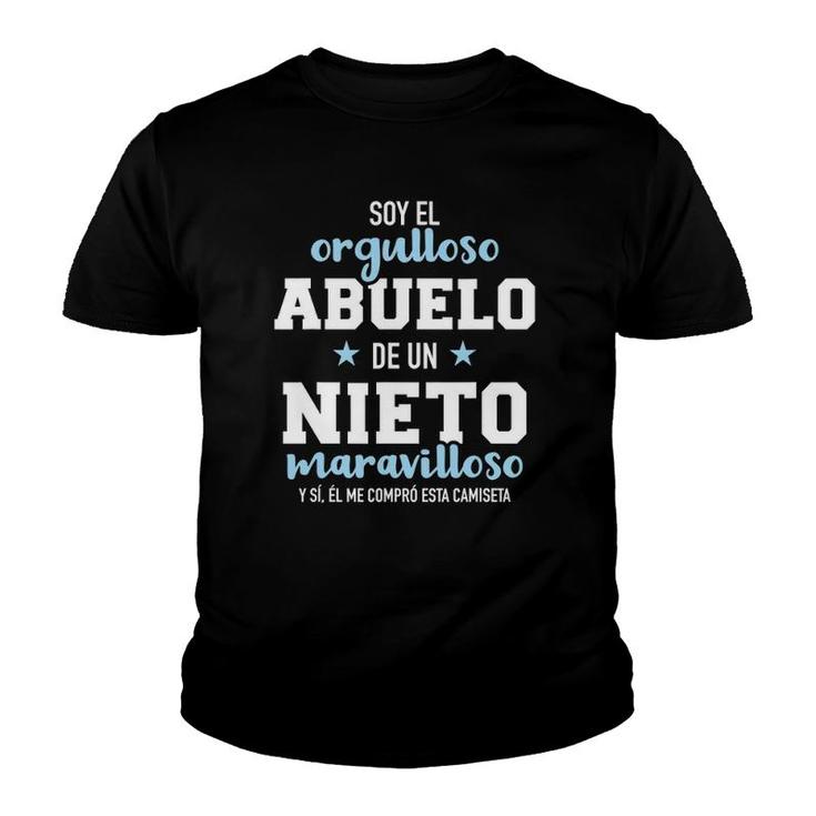 Mens Orgulloso Abuelo De Un Nieto Maravilloso Youth T-shirt