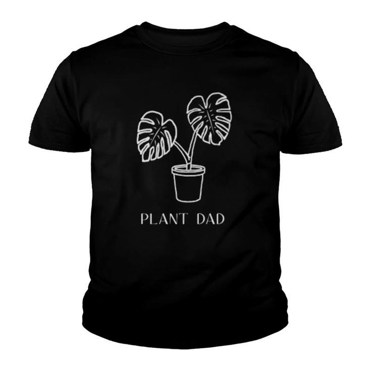 Mens Plant Lover Graphic Pocket Tee Monstera Houseplant Dad  Youth T-shirt