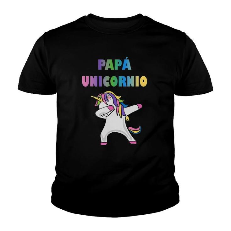 Mens Playeras De Unicornio Para Familia - Papa Unicornio Youth T-shirt