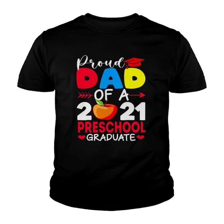 Mens Preschool Graduate - Proud Dad Of A Preschool Graduate Youth T-shirt