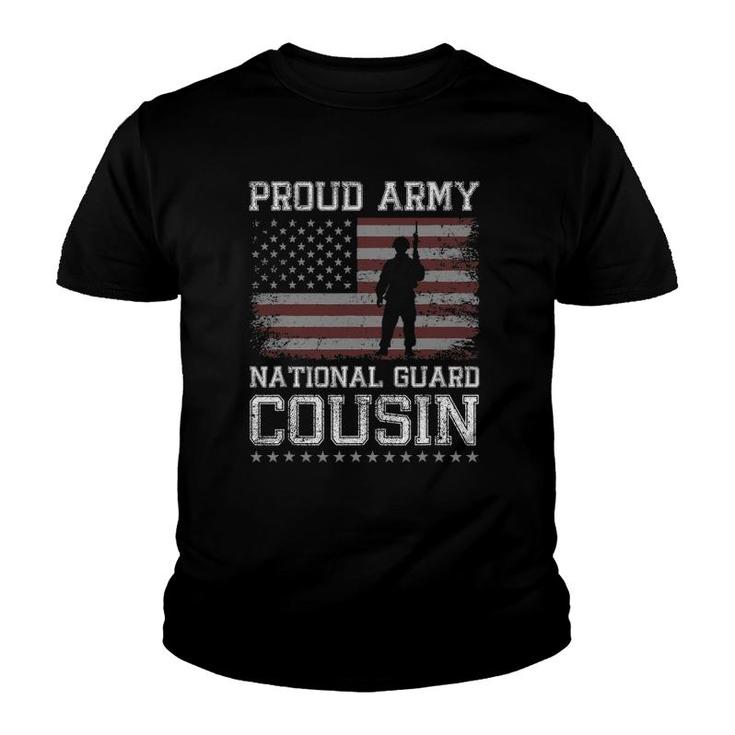 Mens Proud Army National Guard Cousin  US Military Gift Youth T-shirt