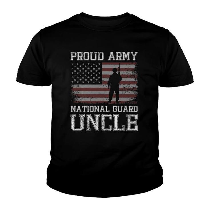 Mens Proud Army National Guard Uncle  US Military Gift Youth T-shirt