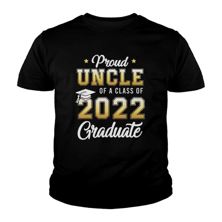 Mens Proud Uncle Of A Class Of 2022 Graduate School Youth T-shirt