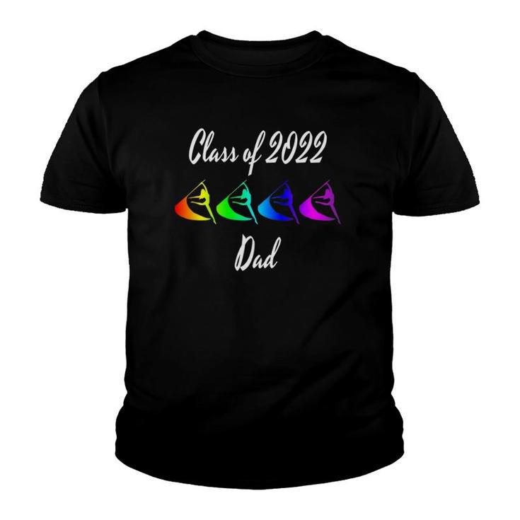 Mens Rainbow Color Guard Dad Flag Graphic Class Of 2022 Ver2 Youth T-shirt