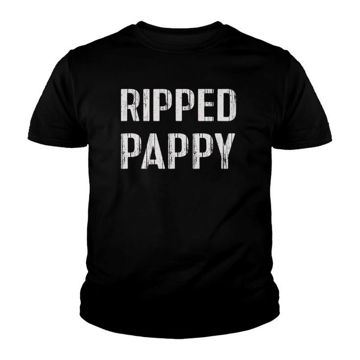 Mens Ripped Pappy  Pappy Gift Fathers Day Best Pappy Ever 1 Tank Top Youth T-shirt