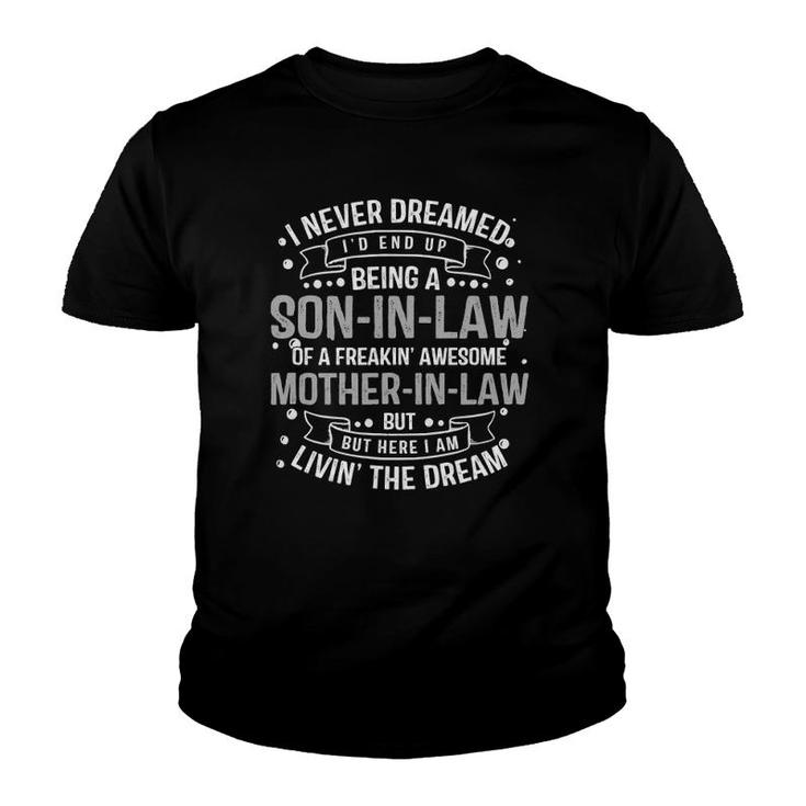 Mens Son In Law Of A Awesome Mother In Law Gift Youth T-shirt