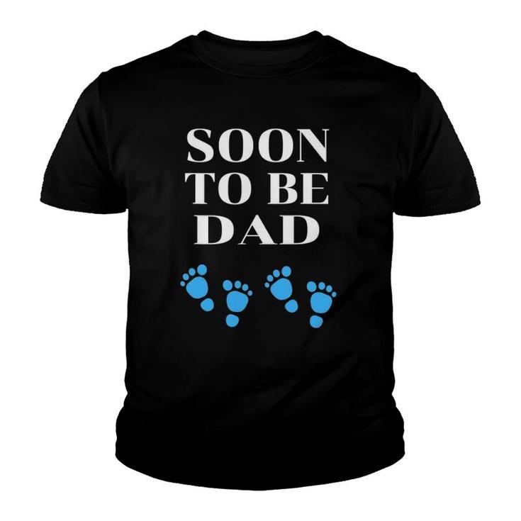 Mens Soon To Be Dad New Dad Gift Twin Boys Pregnancy Men's Father Youth T-shirt