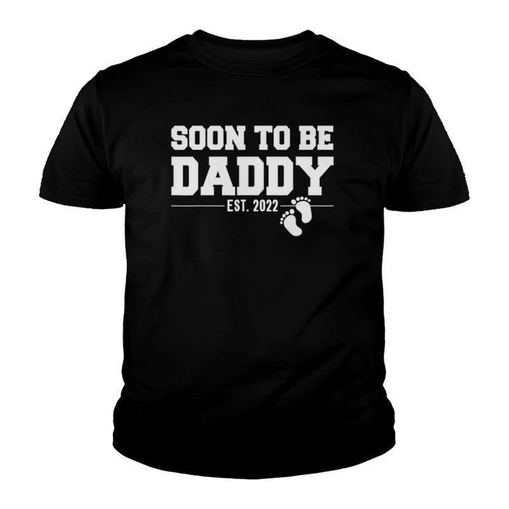 Mens Soon To Be Daddy 2022 Father's Day - Promoted To Dad Est 2022 Ver2 Youth T-shirt