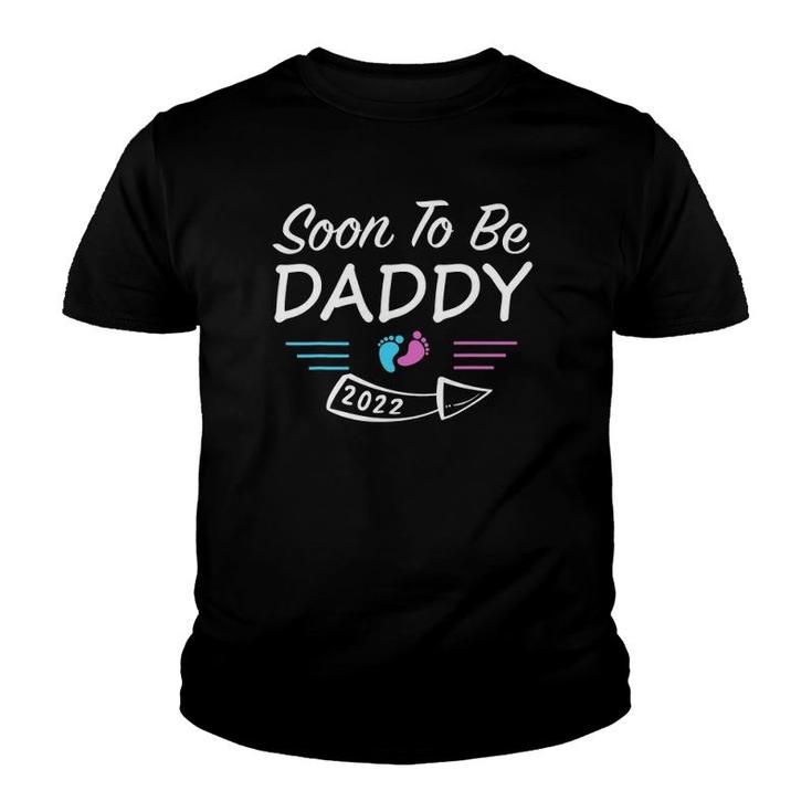 Mens Soon To Be Daddy Est 2022 Pregnancy Announcement Gift Youth T-shirt