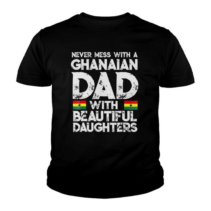 Mens Storecastle Ghanaian Dad Daughters Father's Day Youth T-shirt