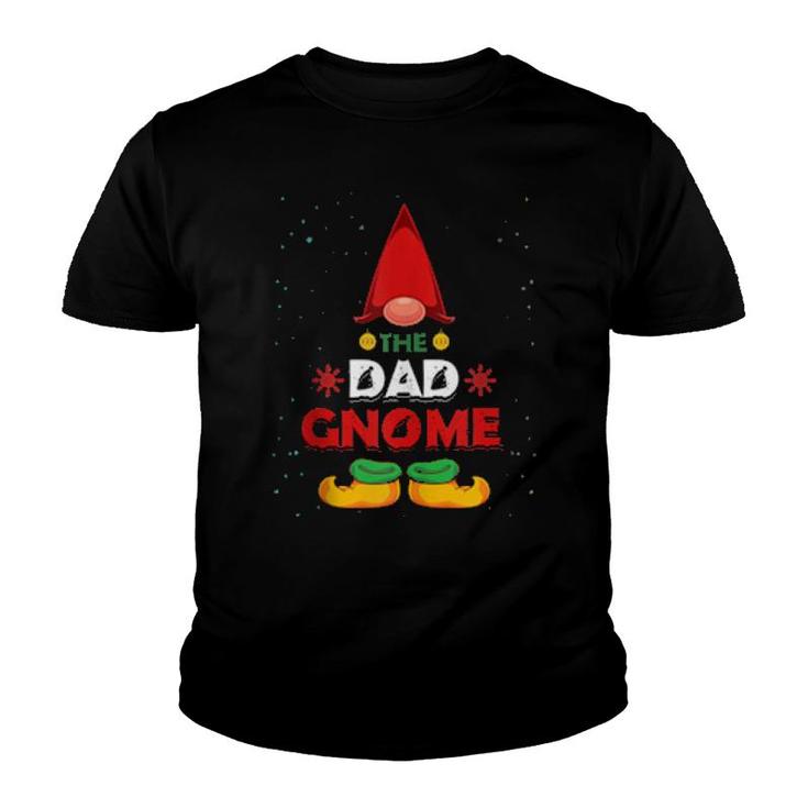 Mens The Dad Gnome Xmas Family Matching Pajama Christmas Gnome  Youth T-shirt