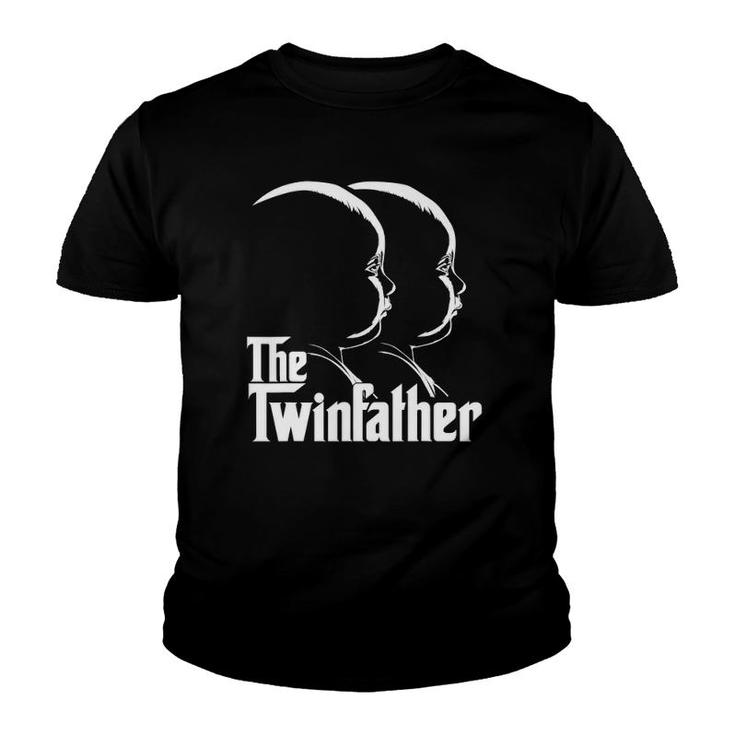 Mens The Twinfather Funny Father Of Twins Dad Gift Youth T-shirt