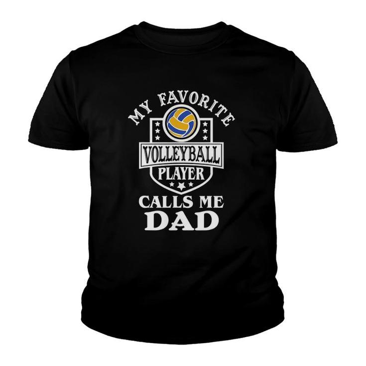 Mens Volleyball Dad Gifts For Volleyball Lovers Cool Graphic Youth T-shirt