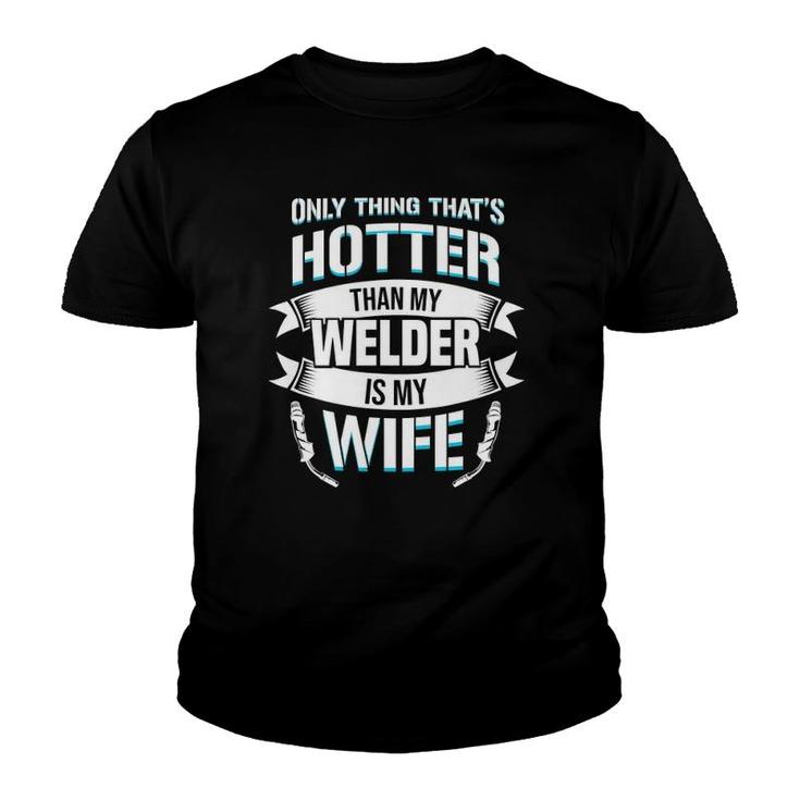 Mens Welding Specialist Design For A Welder Husband Youth T-shirt
