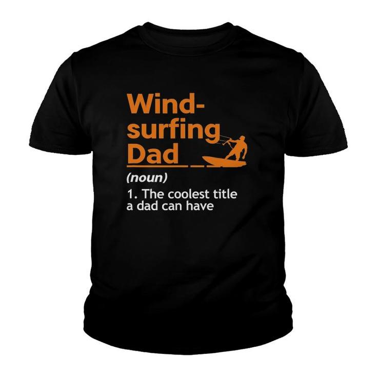 Mens Windsurfer Father Water Sports Sail Windsurfing Sea Gift Youth T-shirt