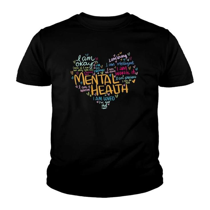 Mental Health Awareness Gifts Depression Premium Youth T-shirt