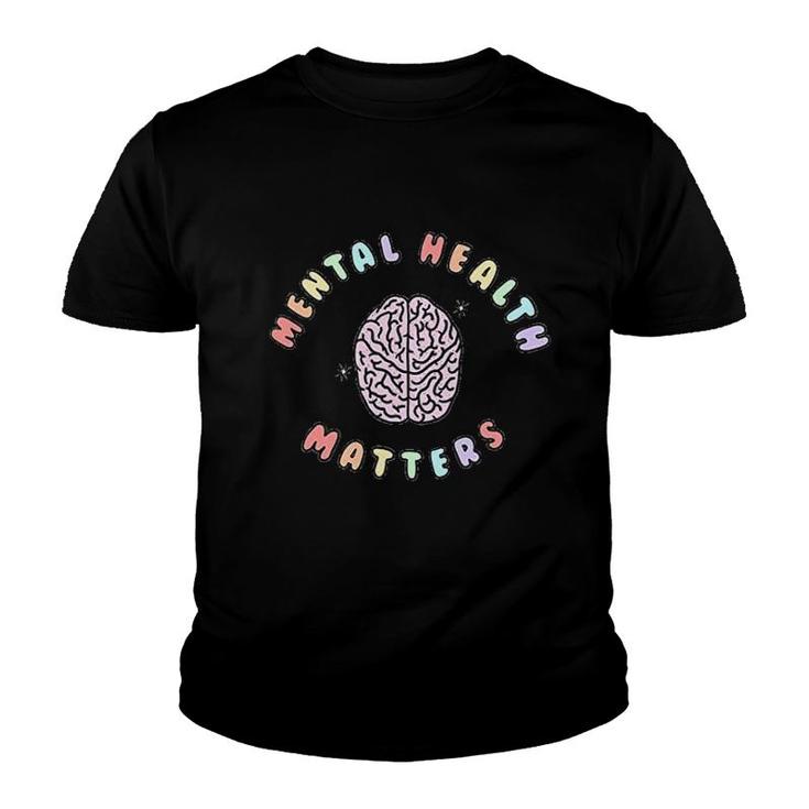 Mental Health Matters Awareness Youth T-shirt