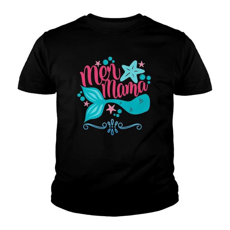 Mer Mama Mermaid For Women In Mother's Day Youth T-shirt