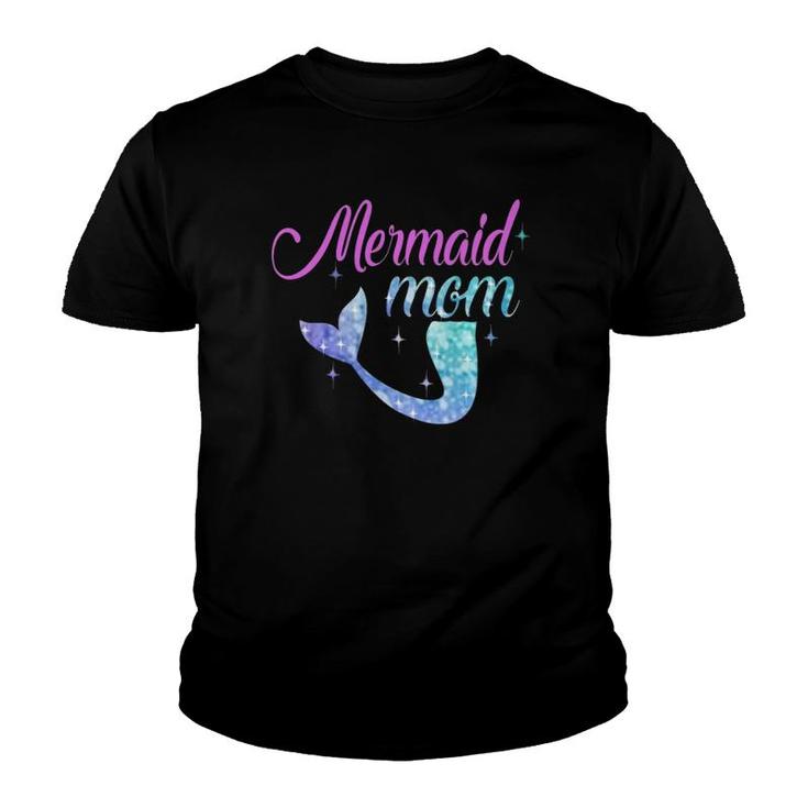 Mermaid Mom Mother's Day Mermom Bridesmaid Party Gifttee Youth T-shirt