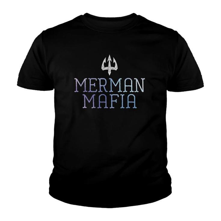 Merman Mafia Party Groomsman Wedding Youth T-shirt